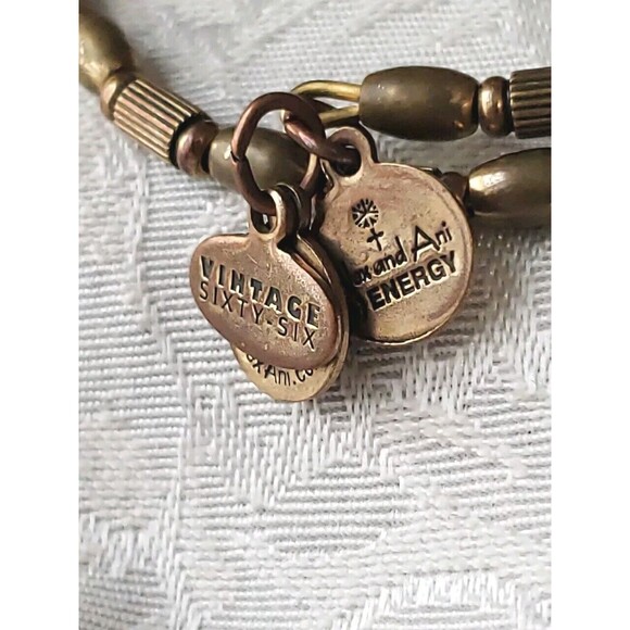 ALEX AND ANI Vintage Sixty Six Hamsa Wrap Bracelet Gold Tone Hand of Fatima - Picture 3 of 6